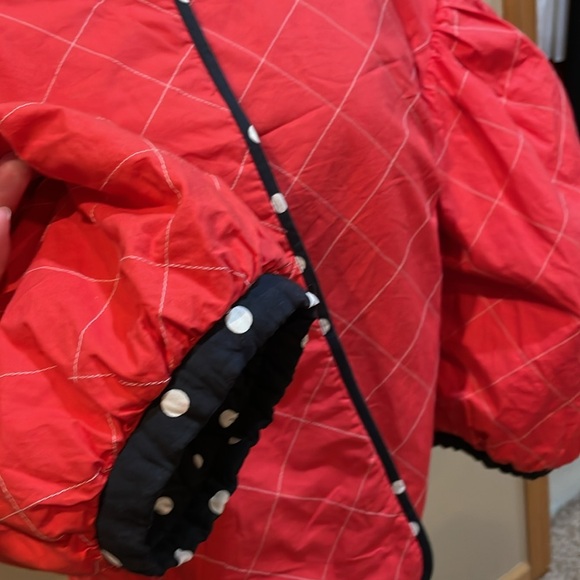 CLARE V. Petit Reversible Puff Polka Dot/ Solid/Jacket in size M/L - Picture 16 of 16